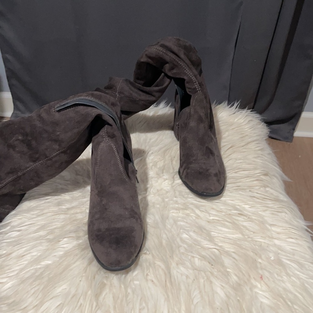 grey Unisa knee high boots